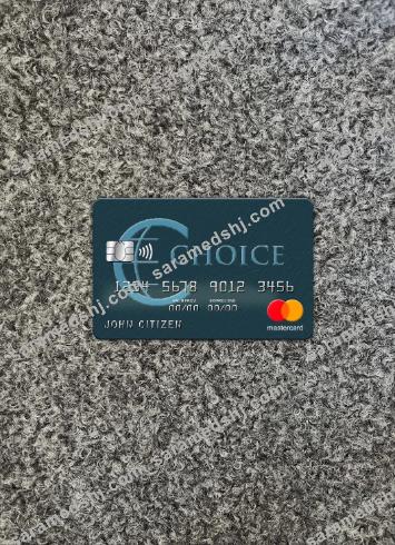 Belize Choice bank mastercard photolook front
